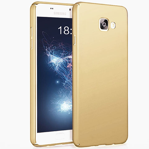 Funda Dura Plastico Rigida Mate para Samsung Galaxy A5 (2017) SM-A520F Oro