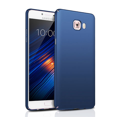 Funda Dura Plastico Rigida Mate para Samsung Galaxy C9 Pro C9000 Azul