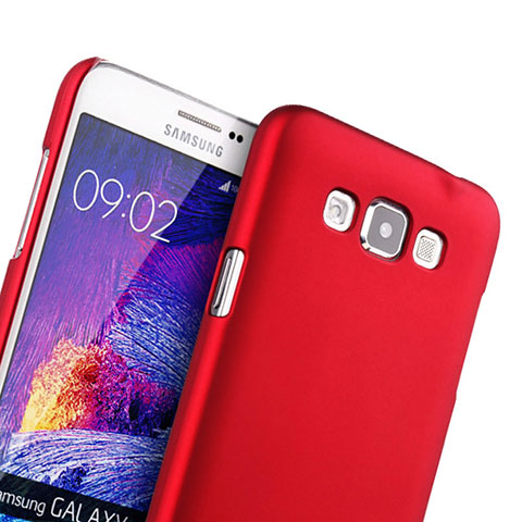 Funda Dura Plastico Rigida Mate para Samsung Galaxy Grand 3 G7200 Rojo