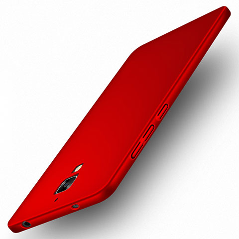 Funda Dura Plastico Rigida Mate para Xiaomi Mi 4 LTE Rojo