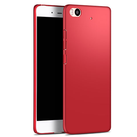 Funda Dura Plastico Rigida Mate para Xiaomi Mi 5S Rojo