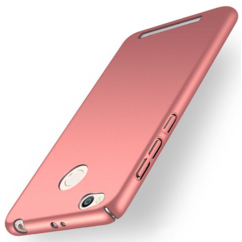 Funda Dura Plastico Rigida Mate para Xiaomi Redmi 3 Pro Oro Rosa