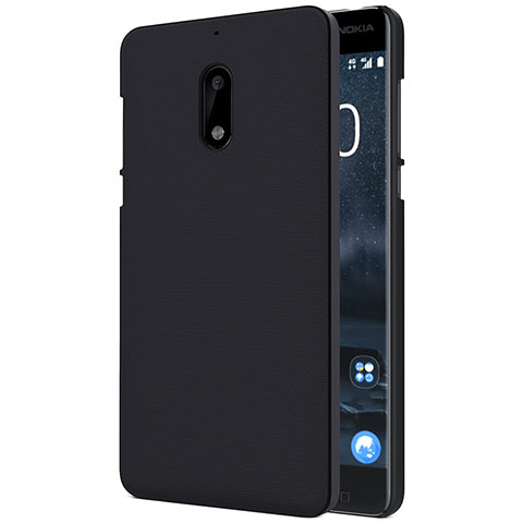 Funda Dura Plastico Rigida Mate R01 para Nokia 6 Negro