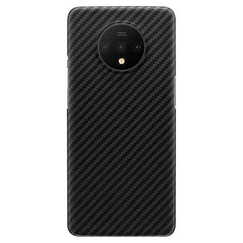 Funda Dura Plastico Rigida Mate Twill para OnePlus 7T Negro