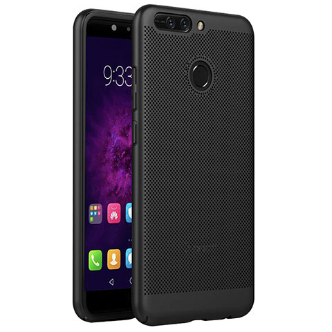 Funda Dura Plastico Rigida Perforada para Huawei Honor V9 Negro