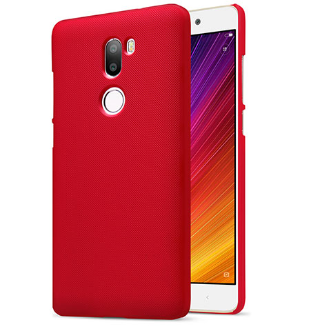 Funda Dura Plastico Rigida Perforada para Xiaomi Mi 5S Plus Rojo