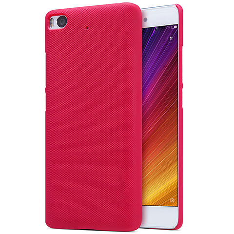 Funda Dura Plastico Rigida Perforada para Xiaomi Mi 5S Rojo