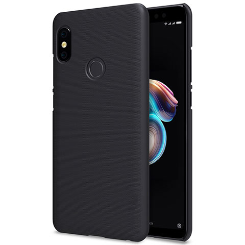 Funda Dura Plastico Rigida Perforada para Xiaomi Redmi Note 5 AI Dual Camera Negro