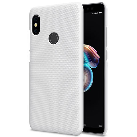 Funda Dura Plastico Rigida Perforada para Xiaomi Redmi Note 5 Blanco