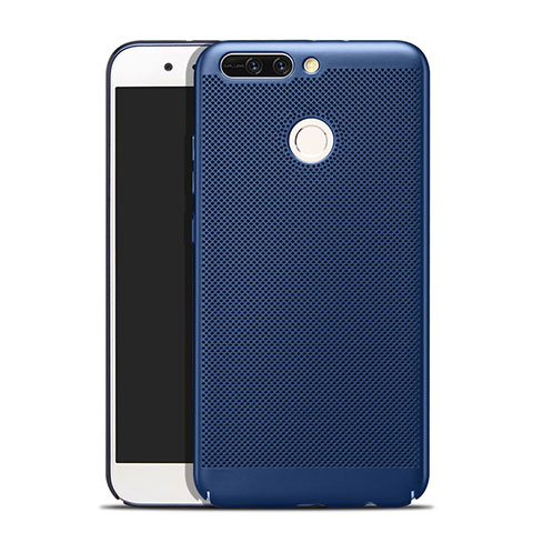 Funda Dura Plastico Rigida Perforada W01 para Huawei Honor V9 Azul