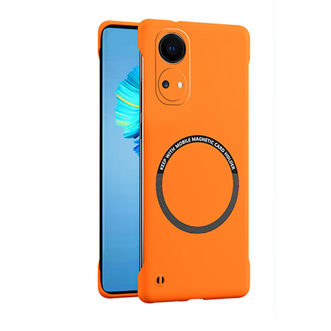 Funda Dura Plastico Rigida Sin Marco Carcasa Mate con Mag-Safe Magnetic para Huawei Honor X7 Naranja