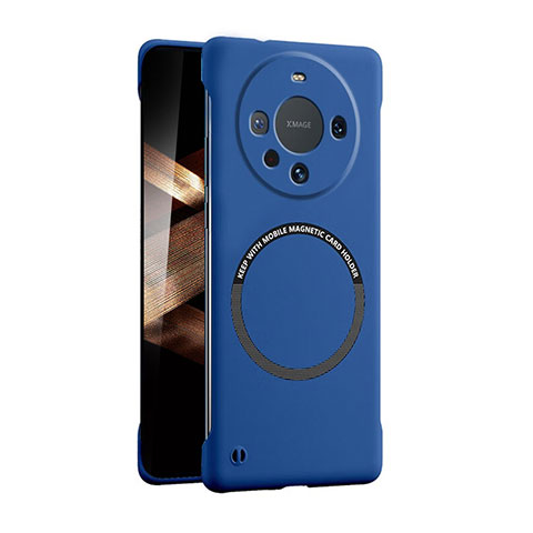 Funda Dura Plastico Rigida Sin Marco Carcasa Mate con Mag-Safe Magnetic para Huawei Mate 60 Azul