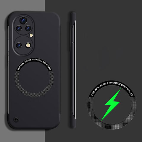 Funda Dura Plastico Rigida Sin Marco Carcasa Mate con Mag-Safe Magnetic para Huawei P50 Negro