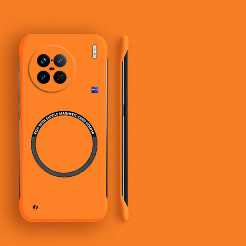 Funda Dura Plastico Rigida Sin Marco Carcasa Mate con Mag-Safe Magnetic para Vivo X90 5G Naranja