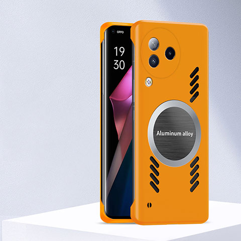 Funda Dura Plastico Rigida Sin Marco Carcasa Mate con Mag-Safe Magnetic S01 para Xiaomi Civi 3 5G Naranja