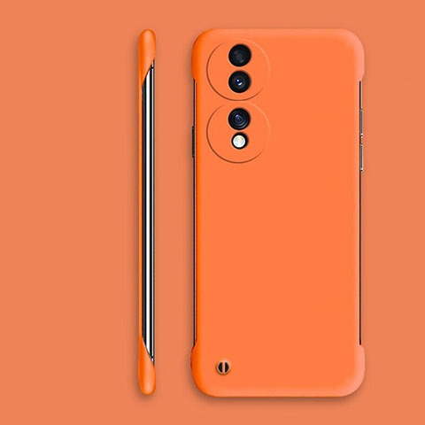 Funda Dura Plastico Rigida Sin Marco Carcasa Mate P01 para Huawei Honor 70 5G Naranja