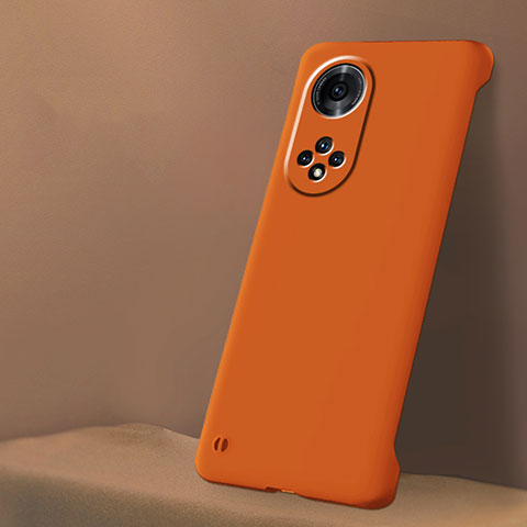 Funda Dura Plastico Rigida Sin Marco Carcasa Mate P01 para Huawei Nova 9 Naranja