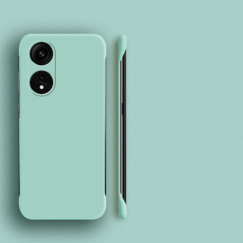 Funda Dura Plastico Rigida Sin Marco Carcasa Mate P01 para Oppo A18 Menta Verde