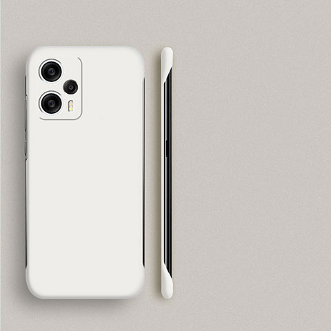 Funda Dura Plastico Rigida Sin Marco Carcasa Mate P01 para Xiaomi Poco F5 5G Blanco