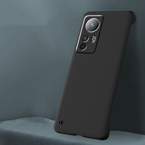 Funda Dura Plastico Rigida Sin Marco Carcasa Mate P01 para Xiaomi Redmi Note 12S Negro