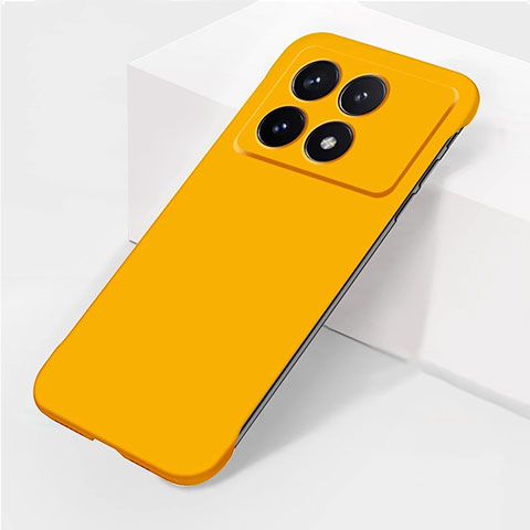 Funda Dura Plastico Rigida Sin Marco Carcasa Mate P02 para Xiaomi Redmi K70 5G Amarillo