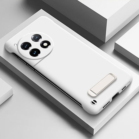 Funda Dura Plastico Rigida Sin Marco Carcasa Mate P03 para OnePlus 12 5G Blanco