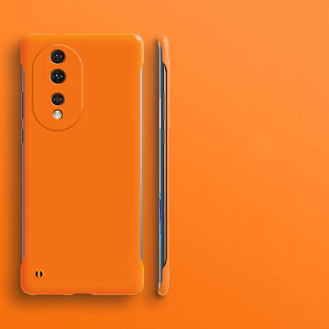 Funda Dura Plastico Rigida Sin Marco Carcasa Mate para Huawei Honor 80 5G Naranja