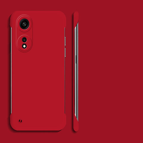 Funda Dura Plastico Rigida Sin Marco Carcasa Mate para Huawei Honor X5 Plus Rojo