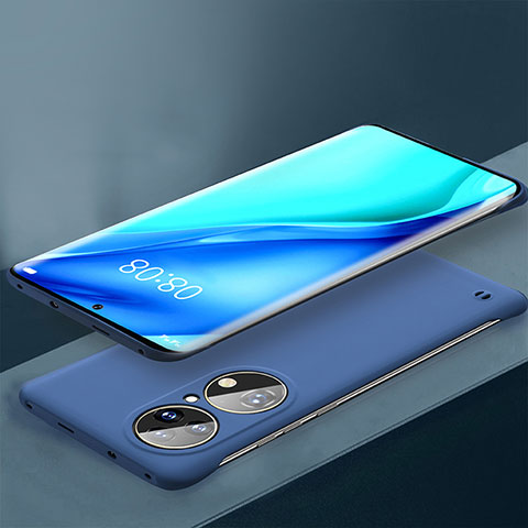 Funda Dura Plastico Rigida Sin Marco Carcasa Mate para Huawei P50 Pro Azul