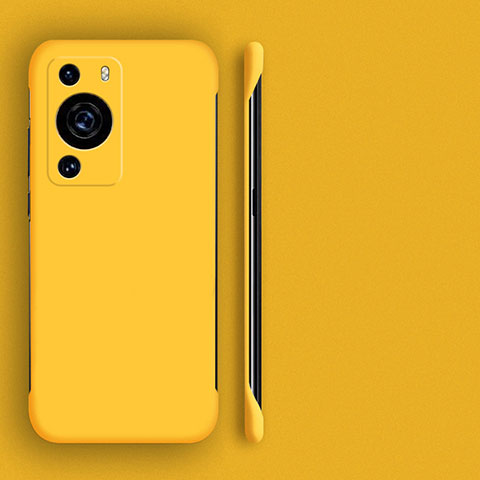 Funda Dura Plastico Rigida Sin Marco Carcasa Mate para Huawei P60 Pro Amarillo