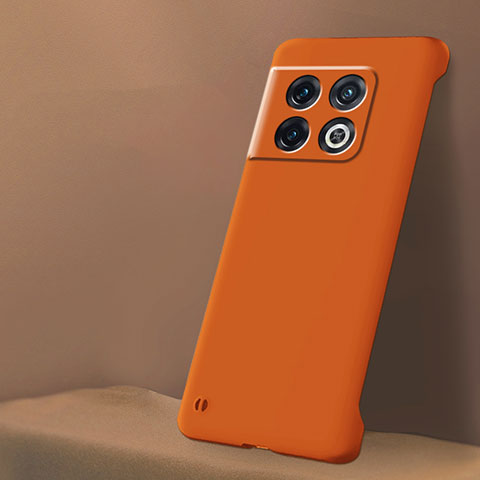 Funda Dura Plastico Rigida Sin Marco Carcasa Mate para OnePlus 10 Pro 5G Naranja