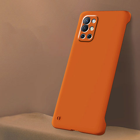 Funda Dura Plastico Rigida Sin Marco Carcasa Mate para OnePlus 9R 5G Naranja