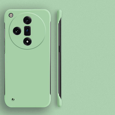 Funda Dura Plastico Rigida Sin Marco Carcasa Mate para Oppo Find X7 Ultra 5G Menta Verde