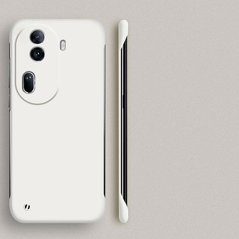 Funda Dura Plastico Rigida Sin Marco Carcasa Mate para Oppo Reno11 Pro 5G Blanco