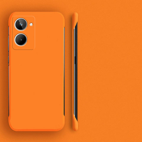 Funda Dura Plastico Rigida Sin Marco Carcasa Mate para Realme 10 Pro 5G Naranja