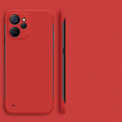 Funda Dura Plastico Rigida Sin Marco Carcasa Mate para Realme 10T 5G Rojo