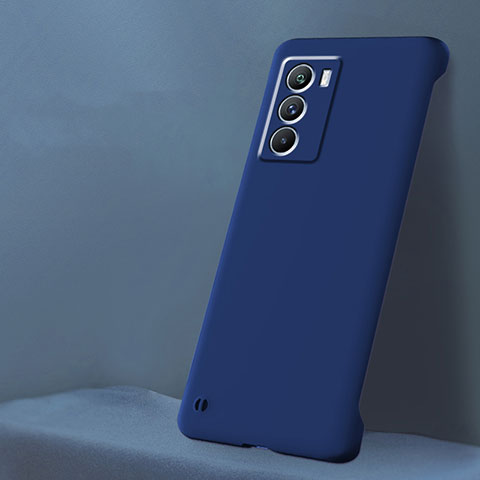 Funda Dura Plastico Rigida Sin Marco Carcasa Mate para Vivo iQOO 9 SE 5G Azul