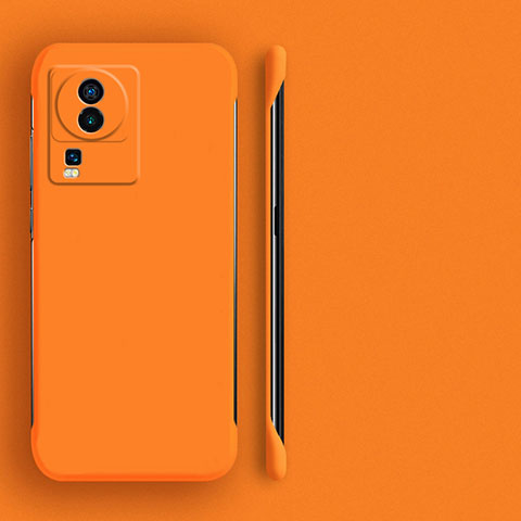 Funda Dura Plastico Rigida Sin Marco Carcasa Mate para Vivo iQOO Neo7 SE Naranja