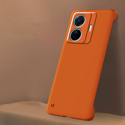 Funda Dura Plastico Rigida Sin Marco Carcasa Mate para Vivo iQOO Z6 Pro 5G Naranja