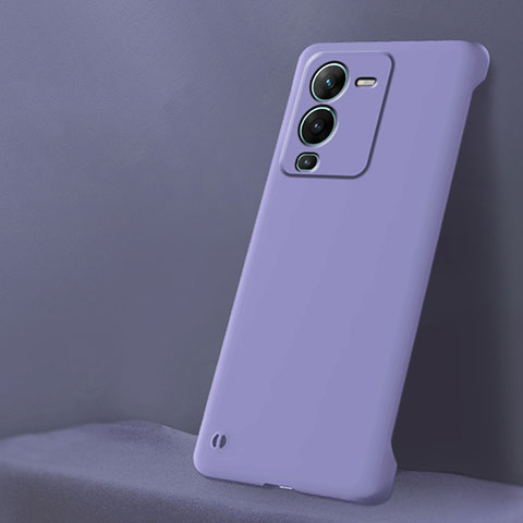 Funda Dura Plastico Rigida Sin Marco Carcasa Mate para Vivo V25 Pro 5G Purpura Claro