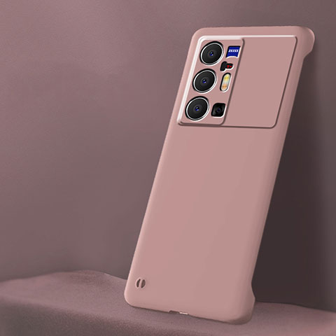 Funda Dura Plastico Rigida Sin Marco Carcasa Mate para Vivo X70 Pro+ Plus 5G Rosa