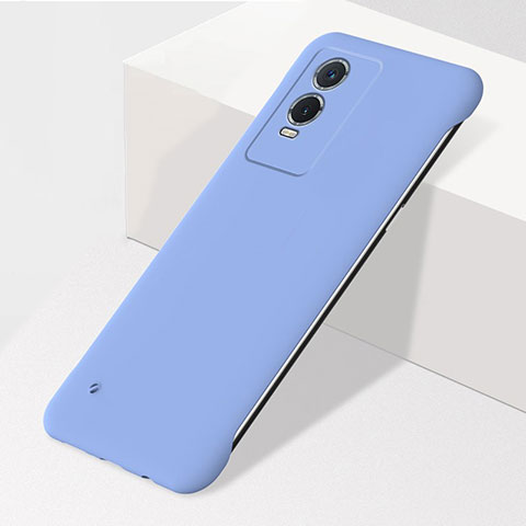 Funda Dura Plastico Rigida Sin Marco Carcasa Mate para Vivo Y76s 5G Azul Cielo