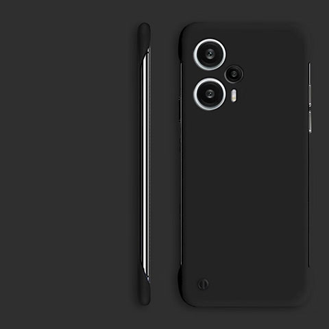 Funda Dura Plastico Rigida Sin Marco Carcasa Mate para Xiaomi Poco F5 5G Negro