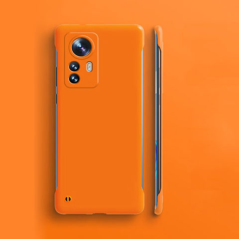 Funda Dura Plastico Rigida Sin Marco Carcasa Mate para Xiaomi Redmi Note 12S Naranja