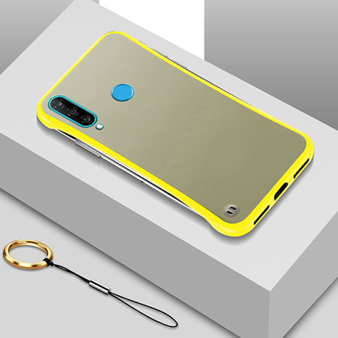 Funda Dura Ultrafina Carcasa Transparente Mate H01 para Huawei Nova 4e Amarillo