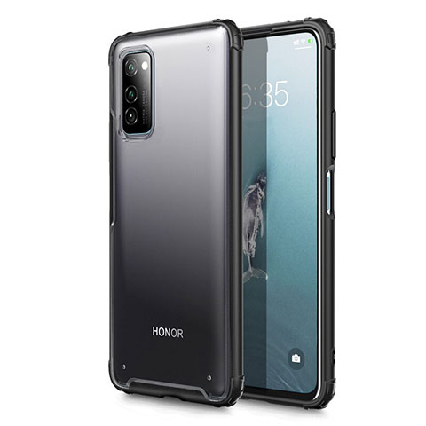 Funda Dura Ultrafina Carcasa Transparente Mate U01 para Huawei Honor V30 Pro 5G Negro