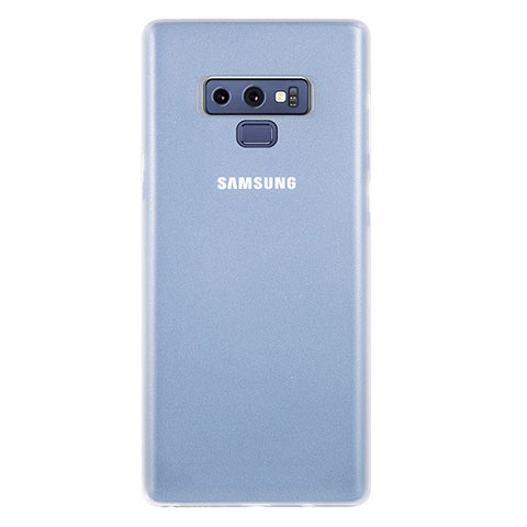 Funda Dura Ultrafina Carcasa Transparente Mate U01 para Samsung Galaxy Note 9 Blanco