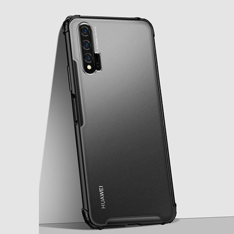 Funda Dura Ultrafina Carcasa Transparente Mate U02 para Huawei Nova 6 Negro