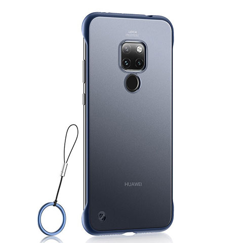 Funda Dura Ultrafina Carcasa Transparente Mate U03 para Huawei Mate 20 Azul