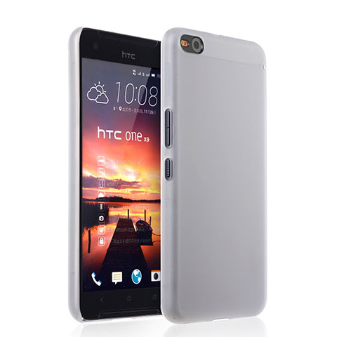 Funda Dura Ultrafina Transparente Mate para HTC One X9 Blanco